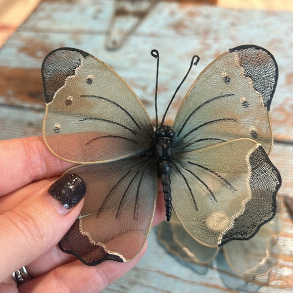 Vintage mixed lot of butterfly refrigerator magnets 6 pieces - Picture 4 of 8